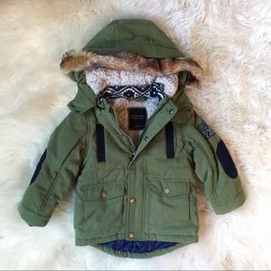Mayoral Boys Green Parka